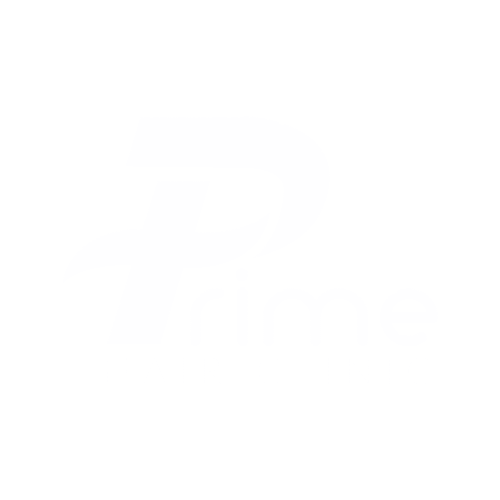 prime hair clinic white logo