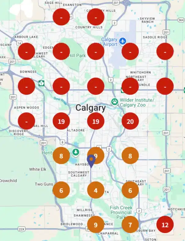 Dimic Law map visibility before