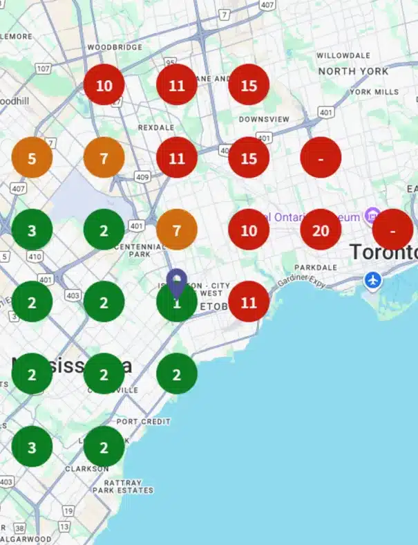 Drain Rescue Plumbers map visibility after