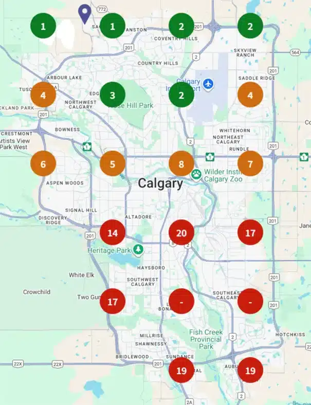 Tazscapes map visibility before