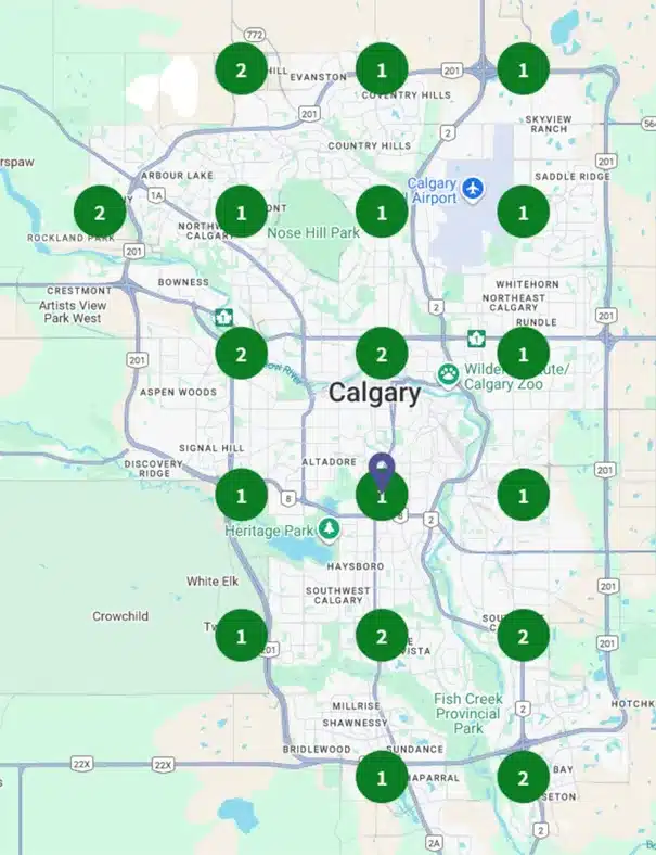 Unison map visibility after