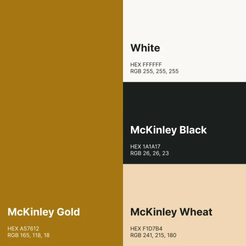 McKinley Masters colours