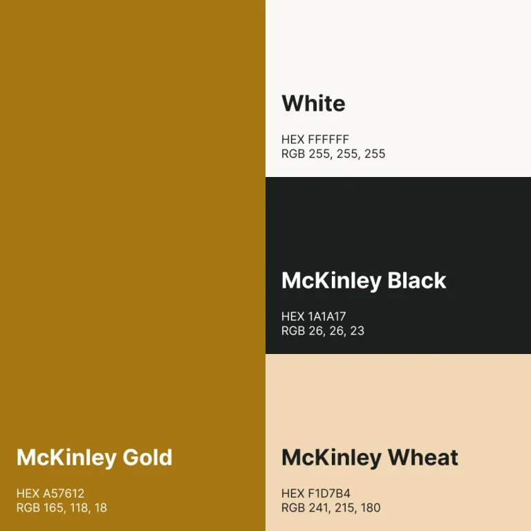 McKinley Masters colours