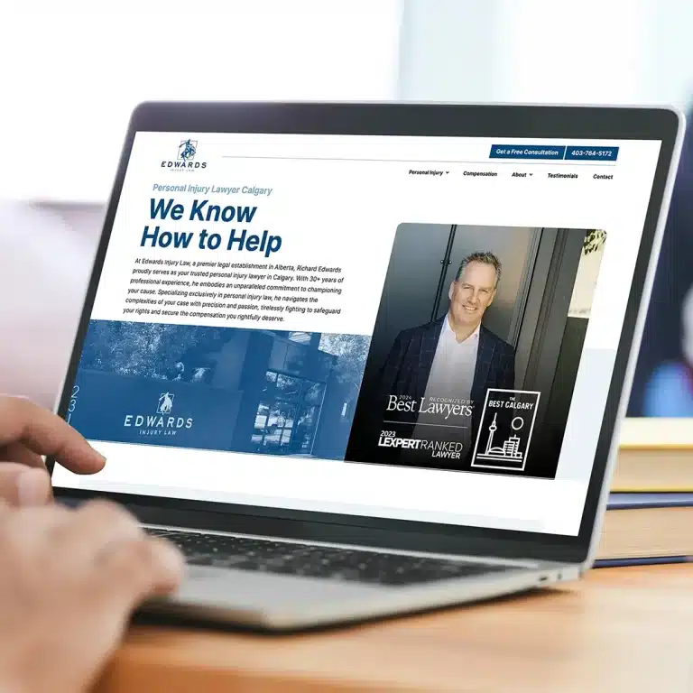 Edwards Injury Law web design