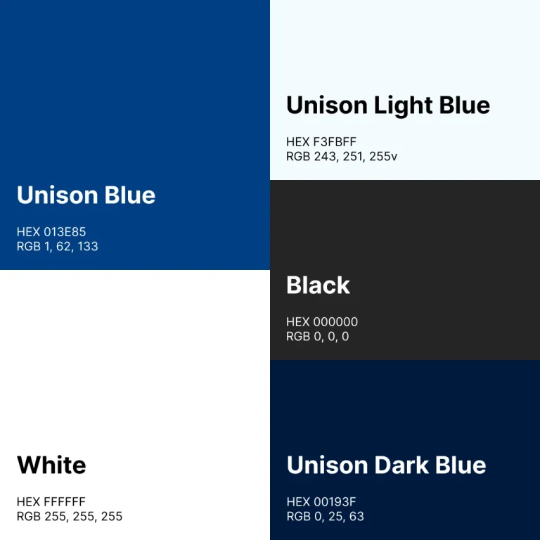 Unison Property Management colors